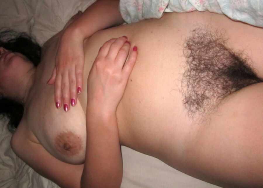 Even more pics my passed out hairy wife