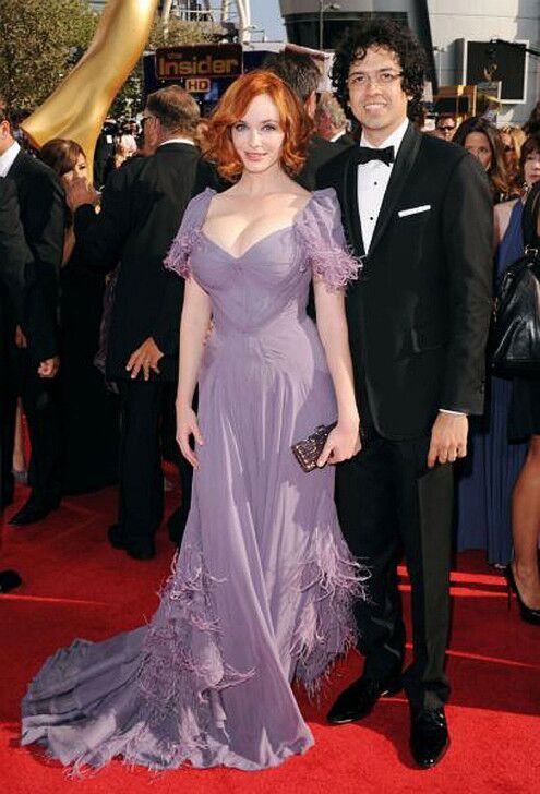 Celebrity Ms. Christina Hendricks - charmy and BUSTY actress