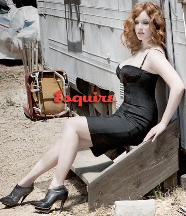 Celebrity Ms. Christina Hendricks - charmy and BUSTY actress