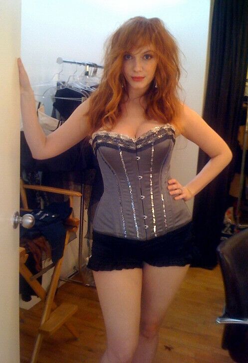 Celebrity Ms. Christina Hendricks - charmy and BUSTY actress