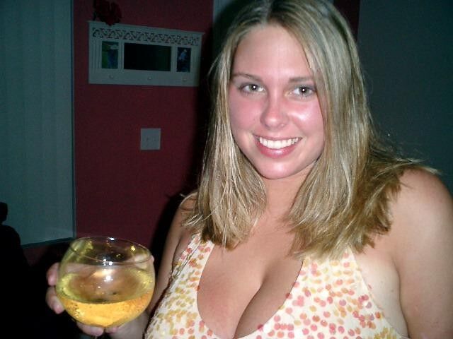 Chubby Blonde with Big Round Tits