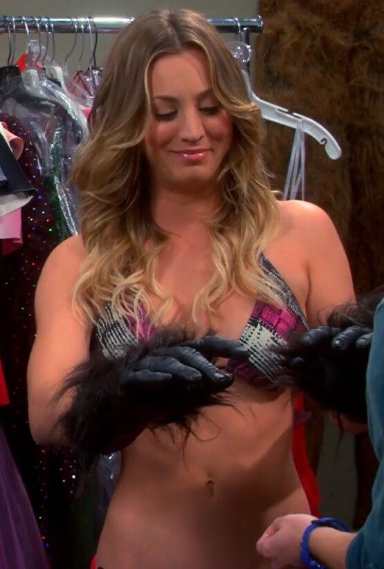 Kaley Cuoco - Underwear and bikini in TBBT