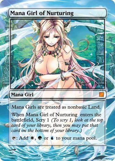 Sexy MTG Proxies: Mana Girls