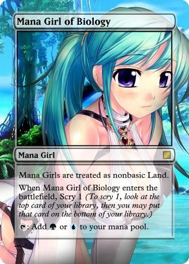 Sexy MTG Proxies: Mana Girls