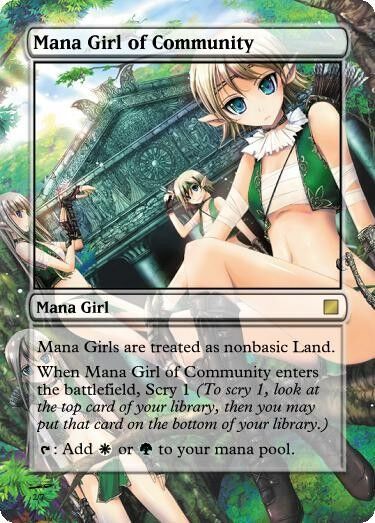 Sexy MTG Proxies: Mana Girls