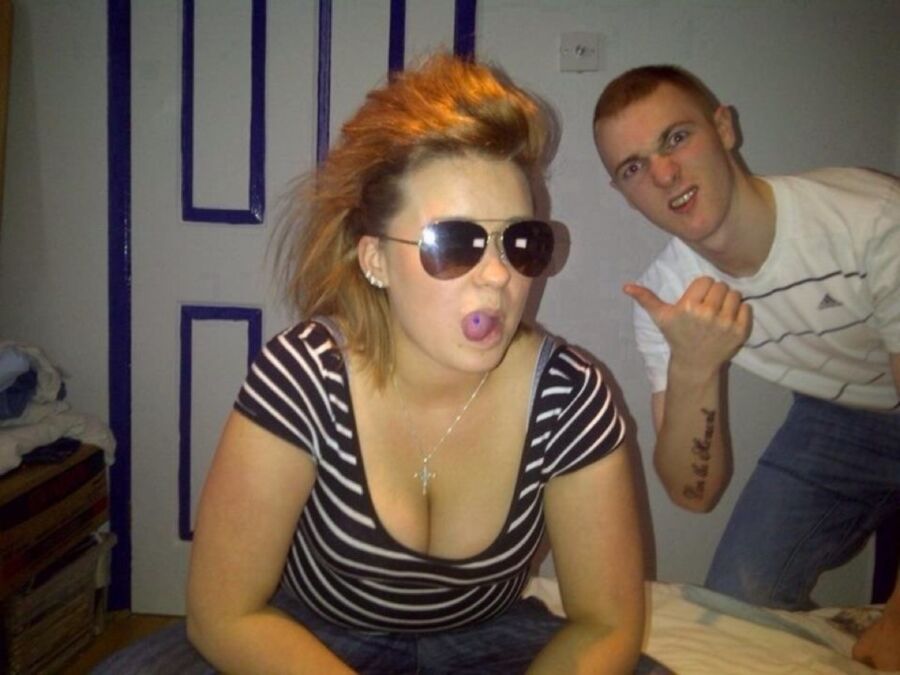 Big tits chav Clare from Airdrie