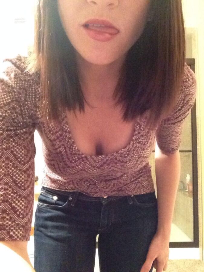 Perfect Brunette Selfshot Teen