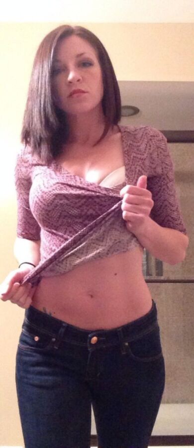 Perfect Brunette Selfshot Teen