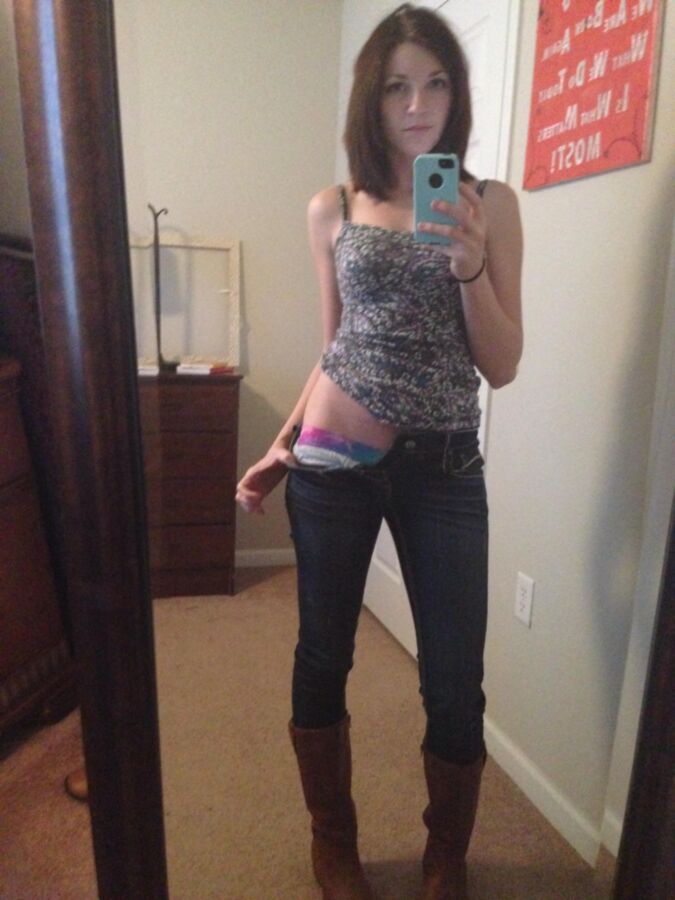 Perfect Brunette Selfshot Teen