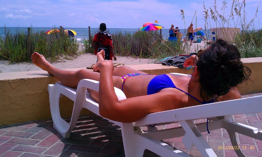 Beach Girl Blue Bikini