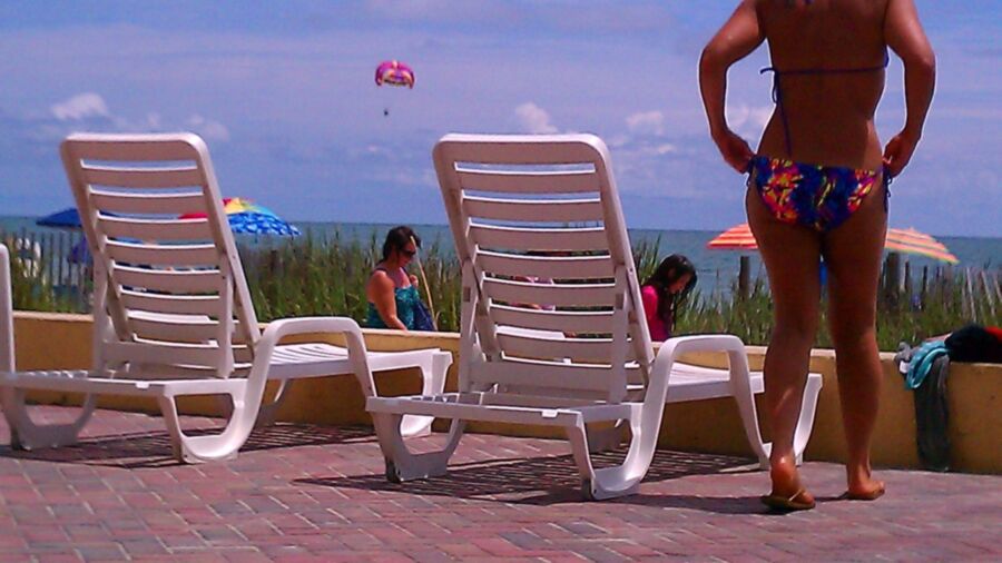 Beach Girl Blue Bikini