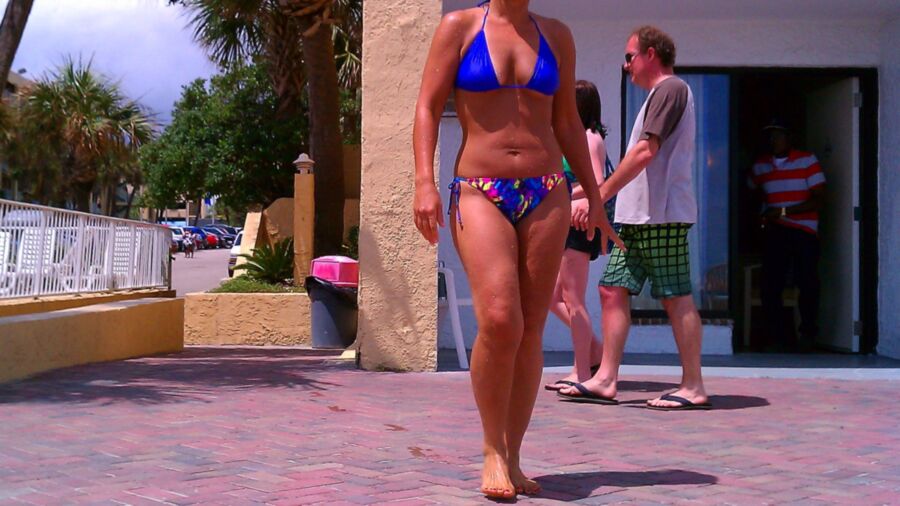 Beach Girl Blue Bikini