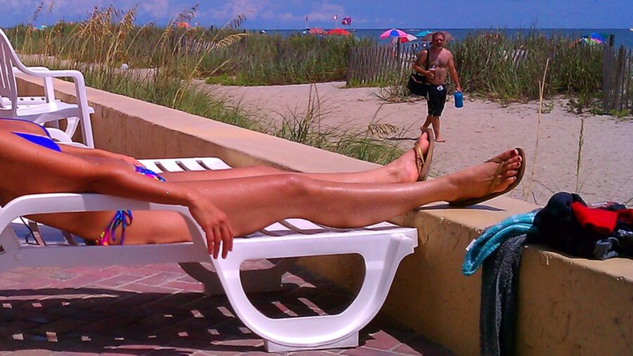 Beach Girl Blue Bikini