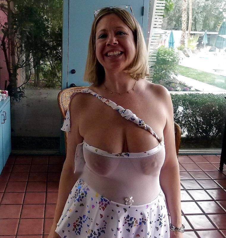 dressed to show off tits