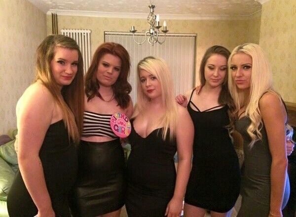 Fat chav slags night out. Which one you fucking? and how?