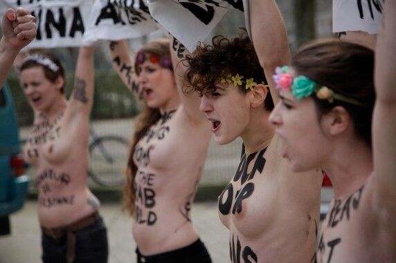 naked protest