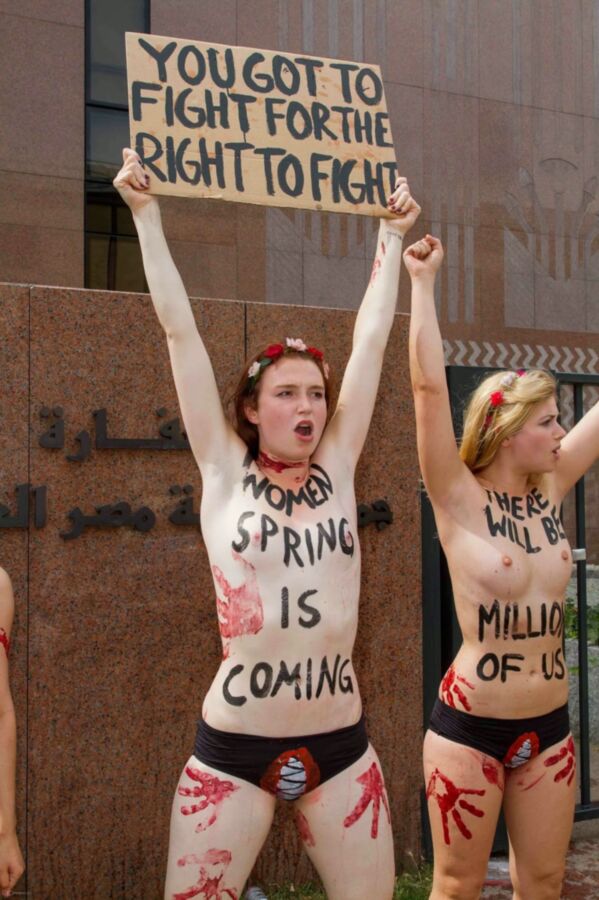 naked protest