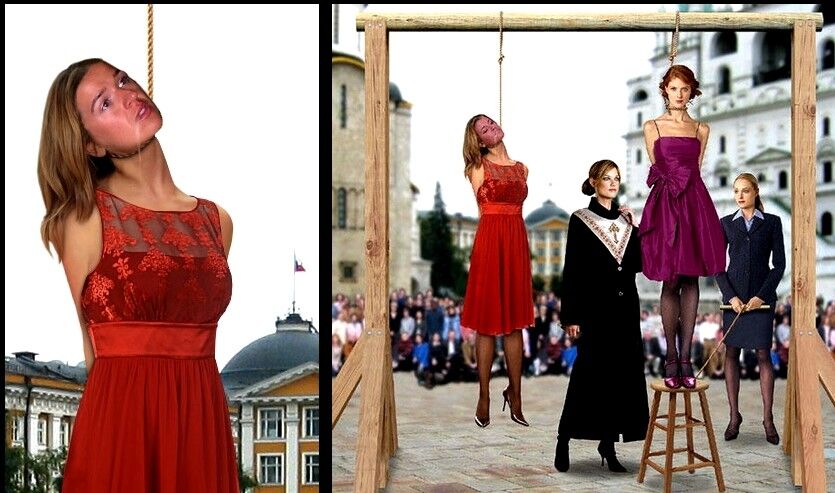 Elegant Ladies Hanged for Fun