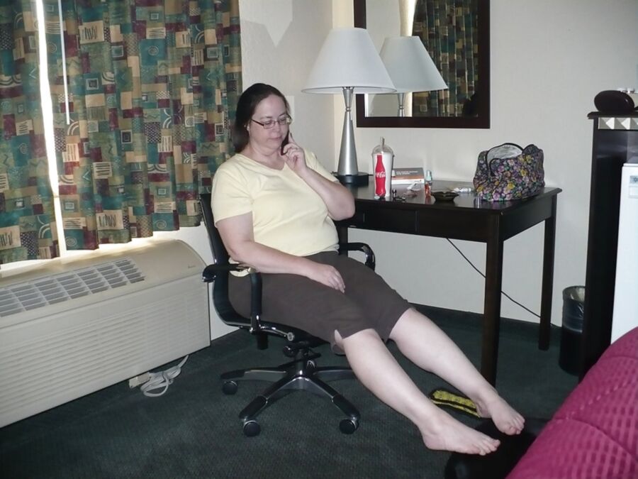 Auntie Brenda Strips Slowly Before we Fuck all Evening