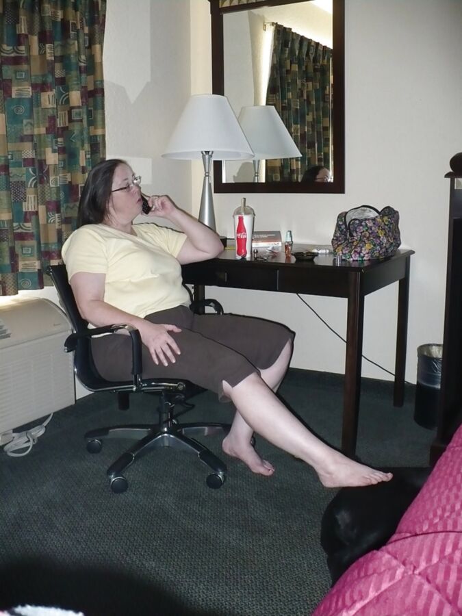 Auntie Brenda Strips Slowly Before we Fuck all Evening