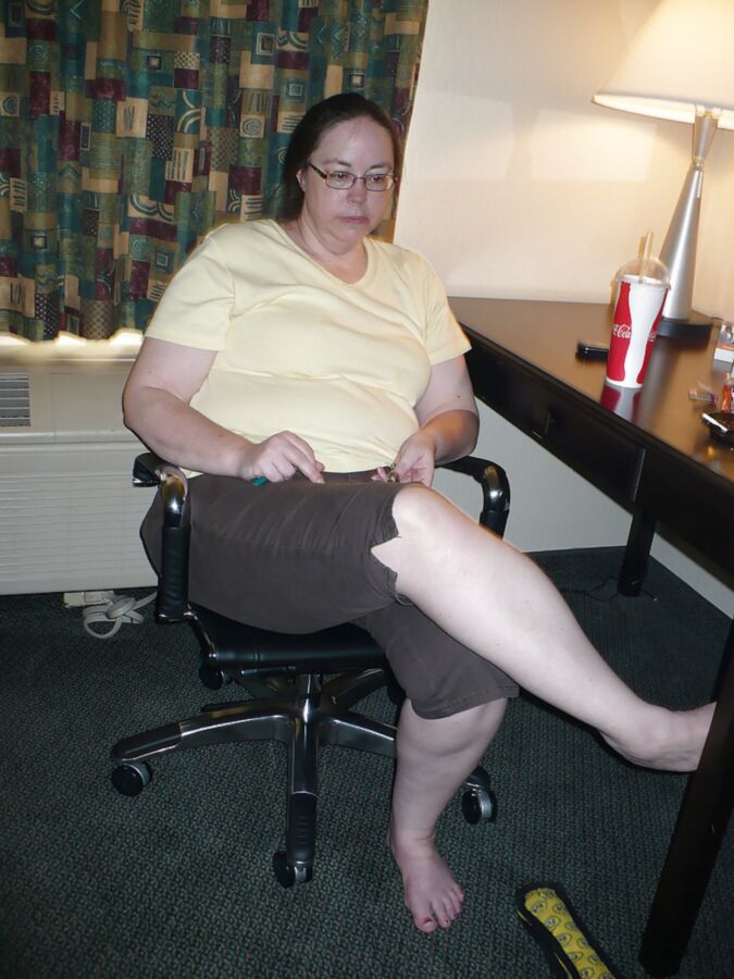 Auntie Brenda Strips Slowly Before we Fuck all Evening