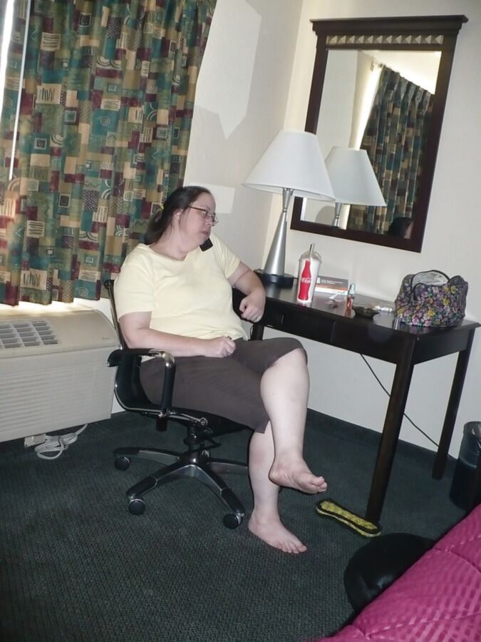 Auntie Brenda Strips Slowly Before we Fuck all Evening