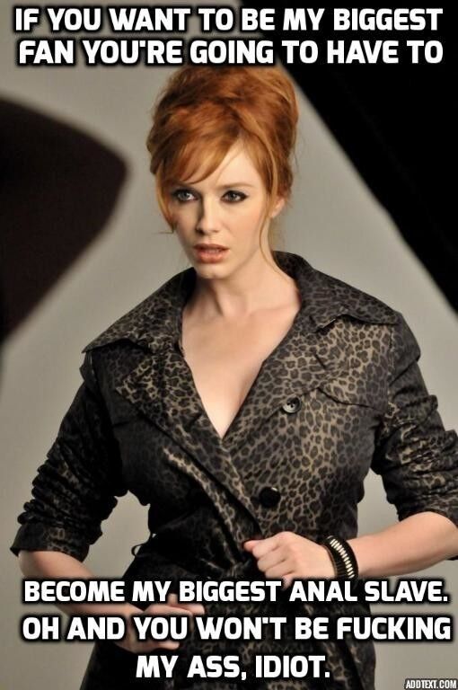 Christina Hendricks Caption Instructions