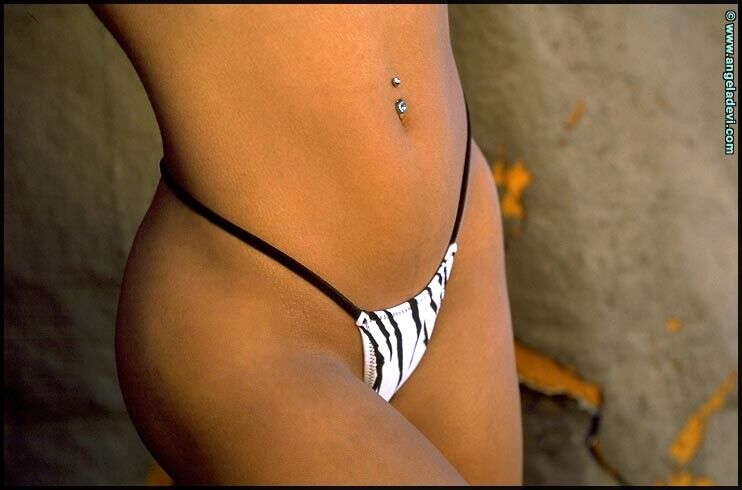 Zebra Thong