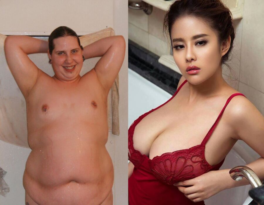 巨乳アジア人 vs 平らな白人女性 V (固定観念の逆転)