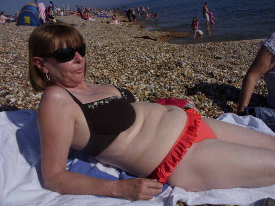 Amateur-MILF am Strand