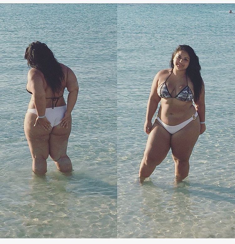 Chica gordita encantadora