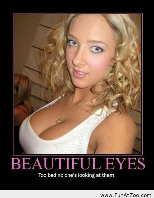 eye contact test and cleavage