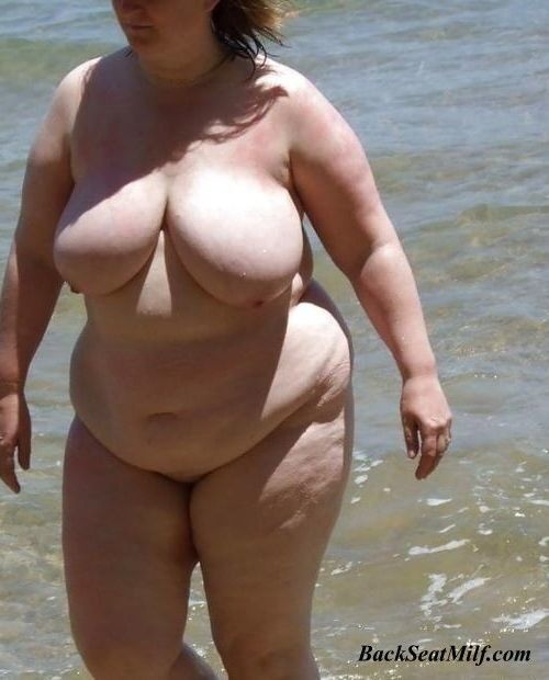 Gordita BBW en la Playa