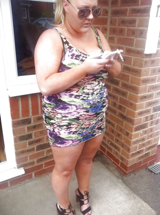 BBW Chav Slut Pig Lin with captions