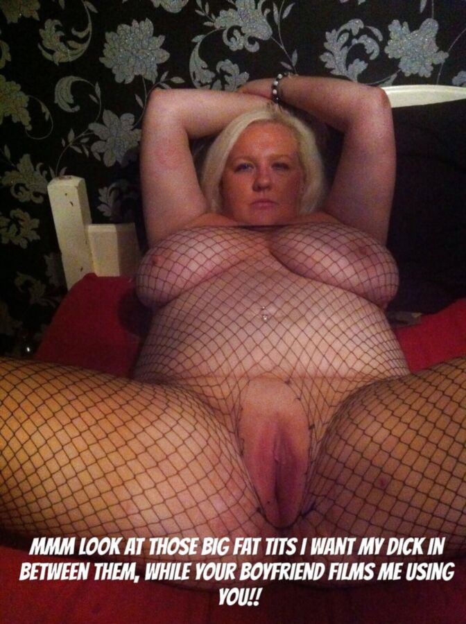 BBW Chav Slut Pig Lin with captions