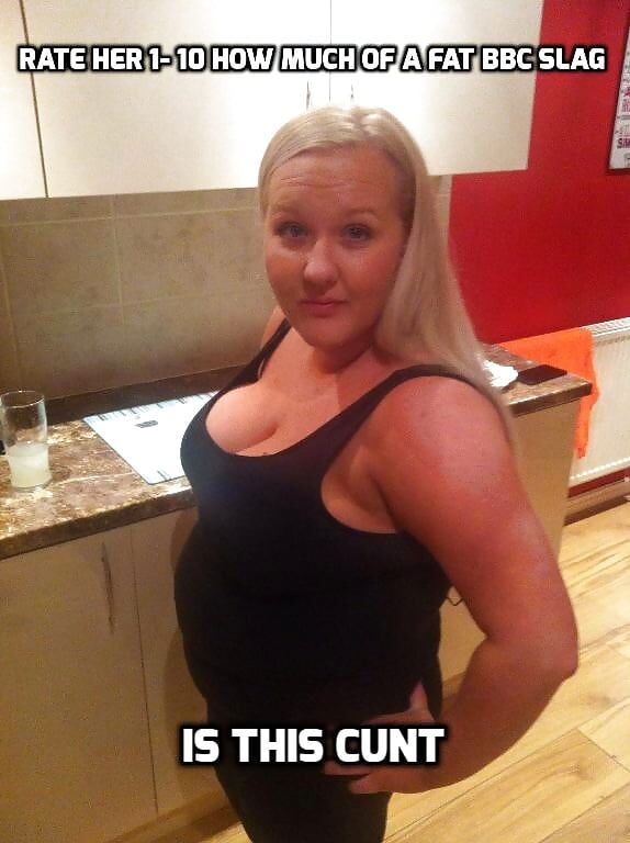 BBW Chav Slut Pig Lin with captions