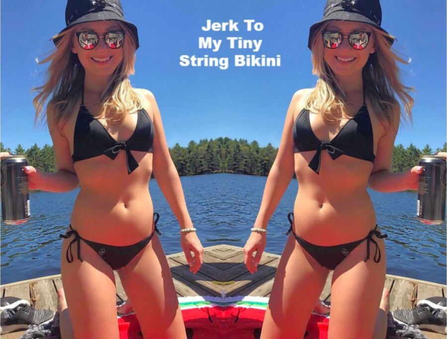 Jenna Hunter trug einen „Itsy Btsy Teeny Weeny“-Bikini