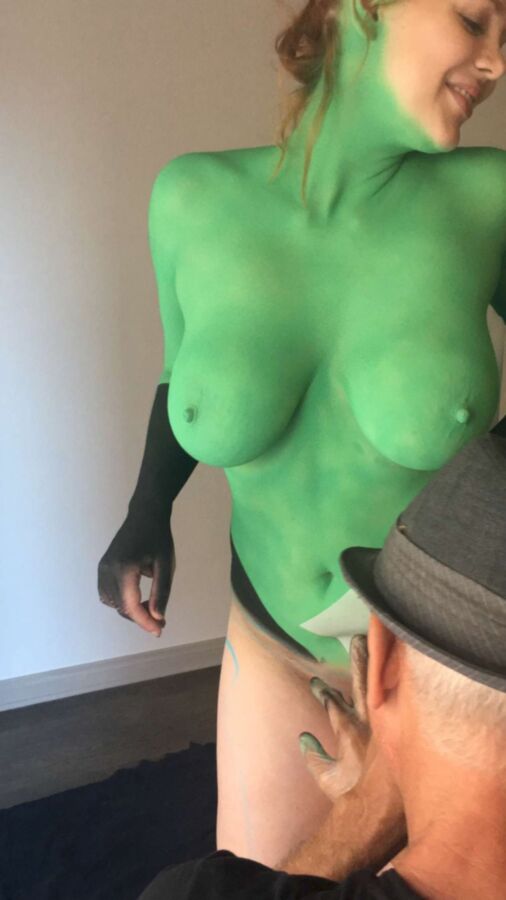 Maitland Ward Painted Naked Whore