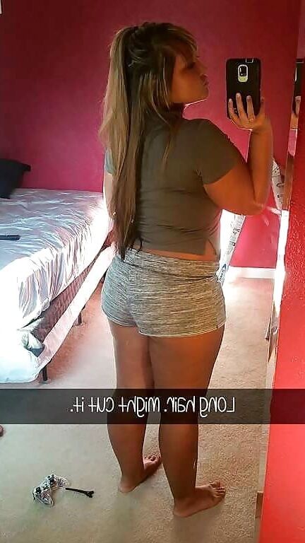 Chav teen potelée avec de gros seins