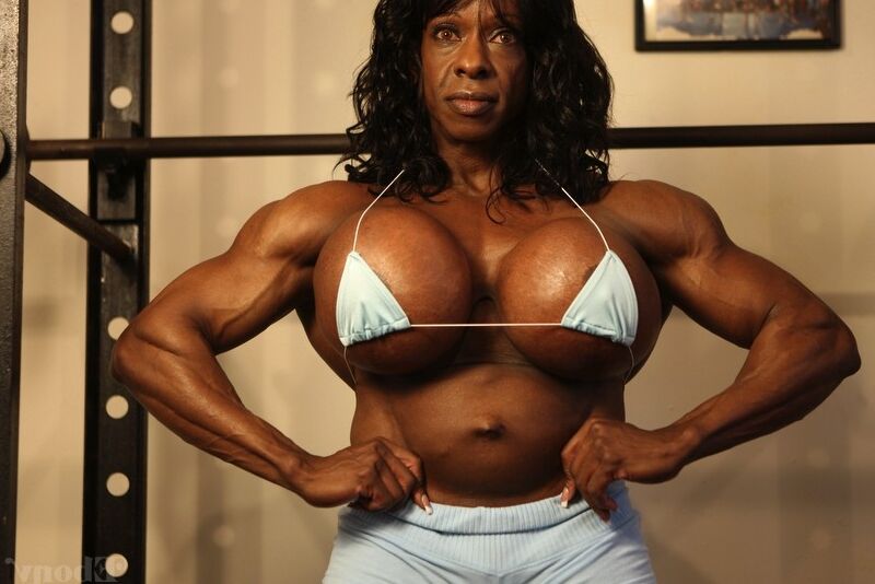 Ebony Female Bodybuilders - Yvette Bova - Big in the Gym