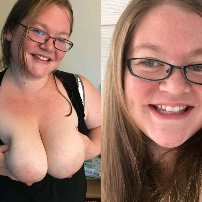 BBW Sarah dressed and undressed