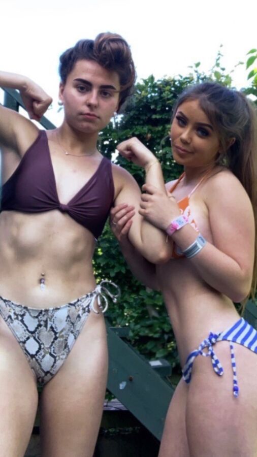 Chavs Showing Sexy Arse,Legs And Tits For You To Look At