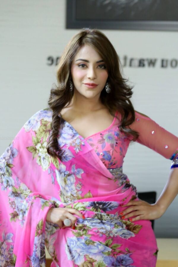 Angela Krislinzki - Curvy Indian Celeb Gorgeous in Sensual Saree