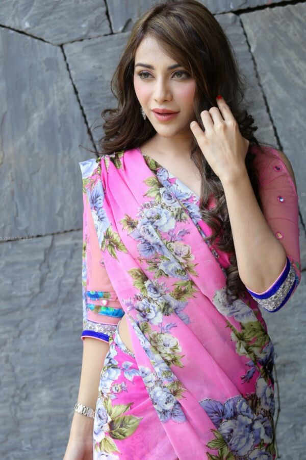 Angela Krislinzki - Curvy Indian Celeb Gorgeous in Sensual Saree