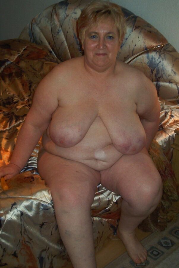 Old, fat and really hot granny