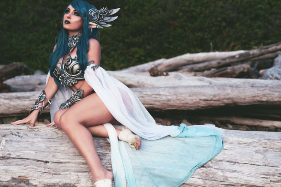 Jessica Nigri Elfo del océano azul