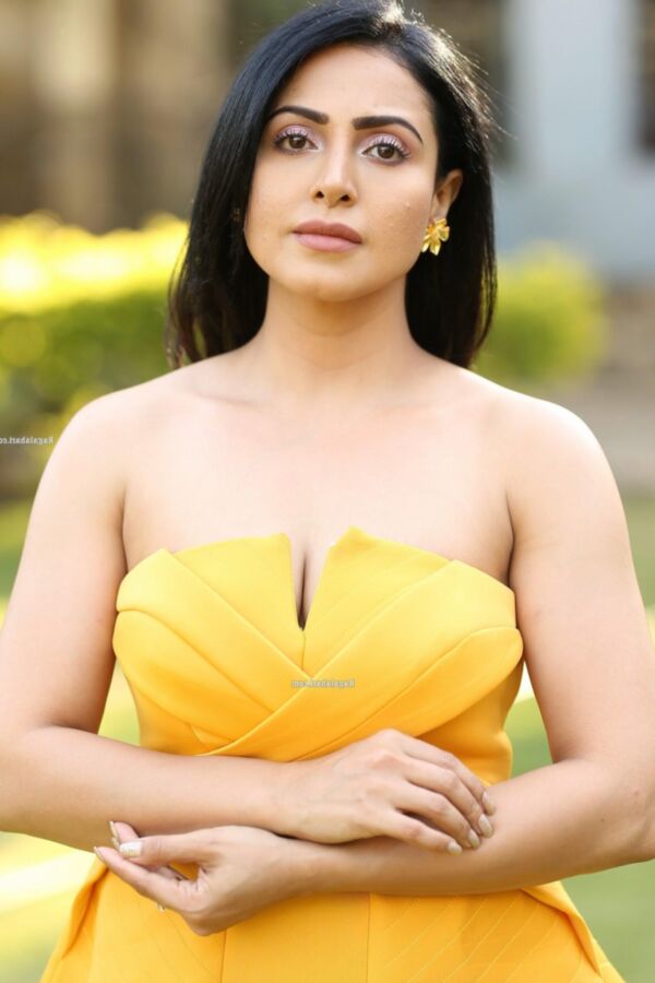 Nandini Rai- Beautiful Indian Bollywood Diva in Yellow Dress