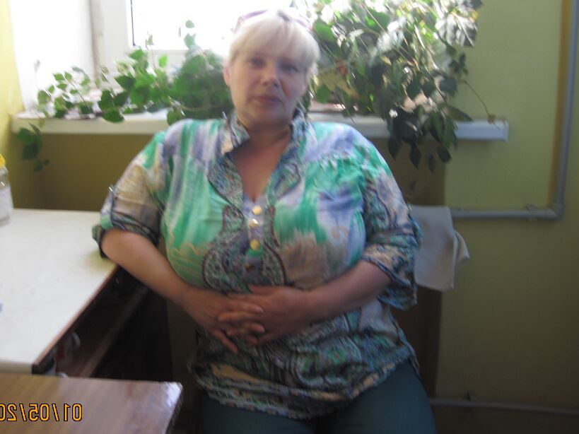 Big tits mature Ludmila from Lugansk