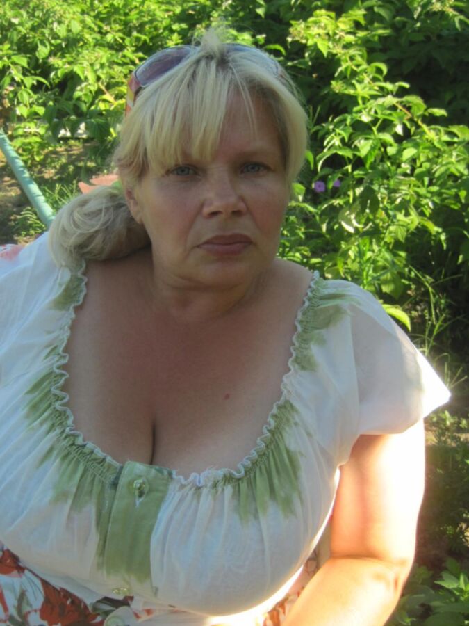 Big tits mature Ludmila from Lugansk