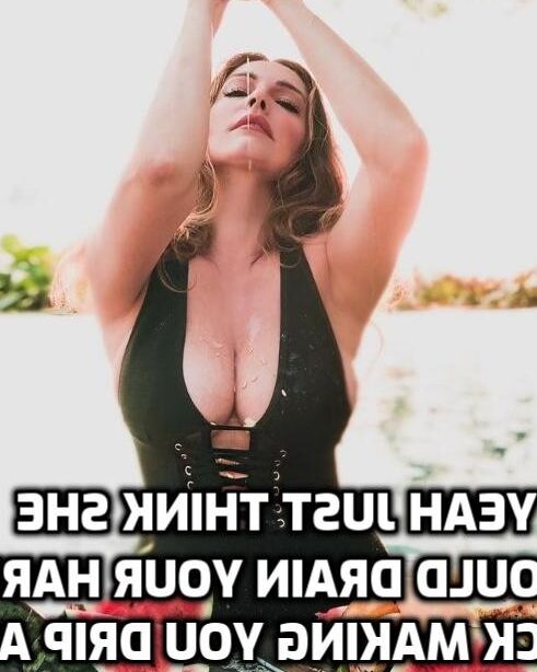 Kelly Brook Teases You and Your Girlfriend Captions